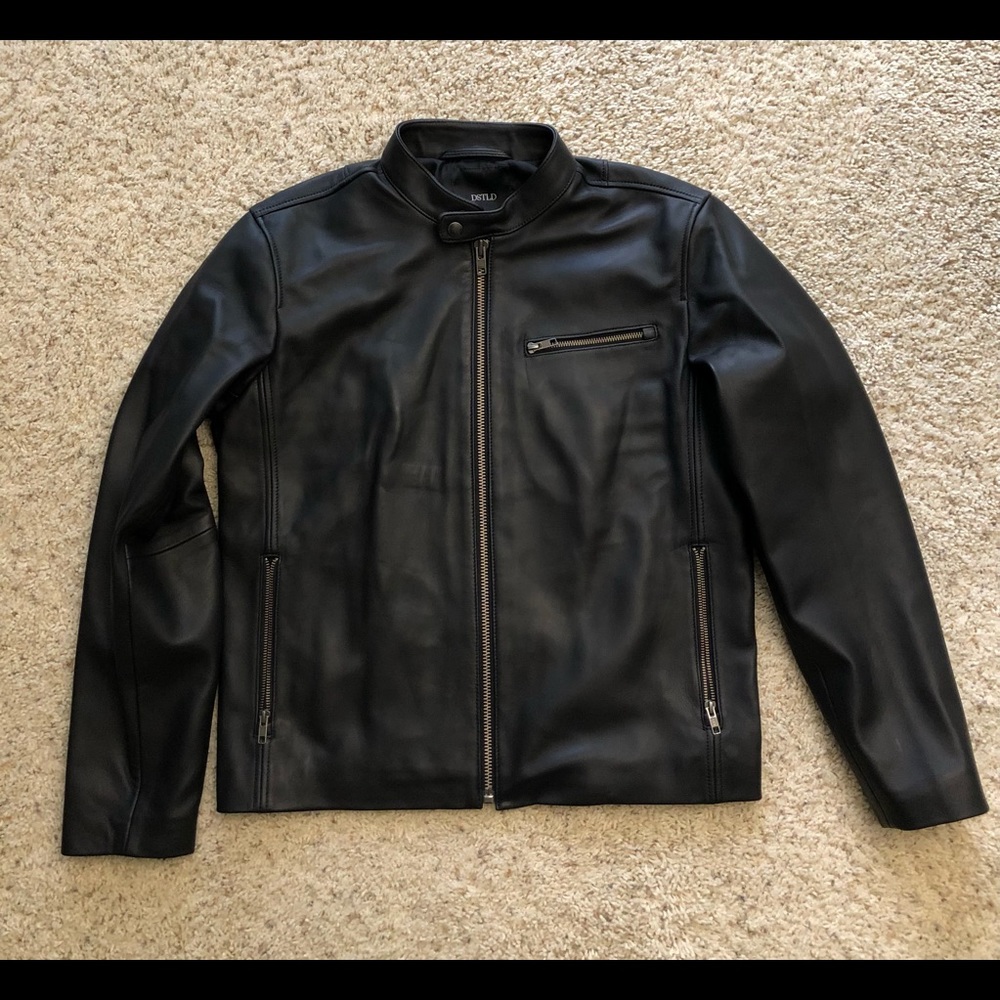 DSTLD 100% leather men’s jacket (new condition)
